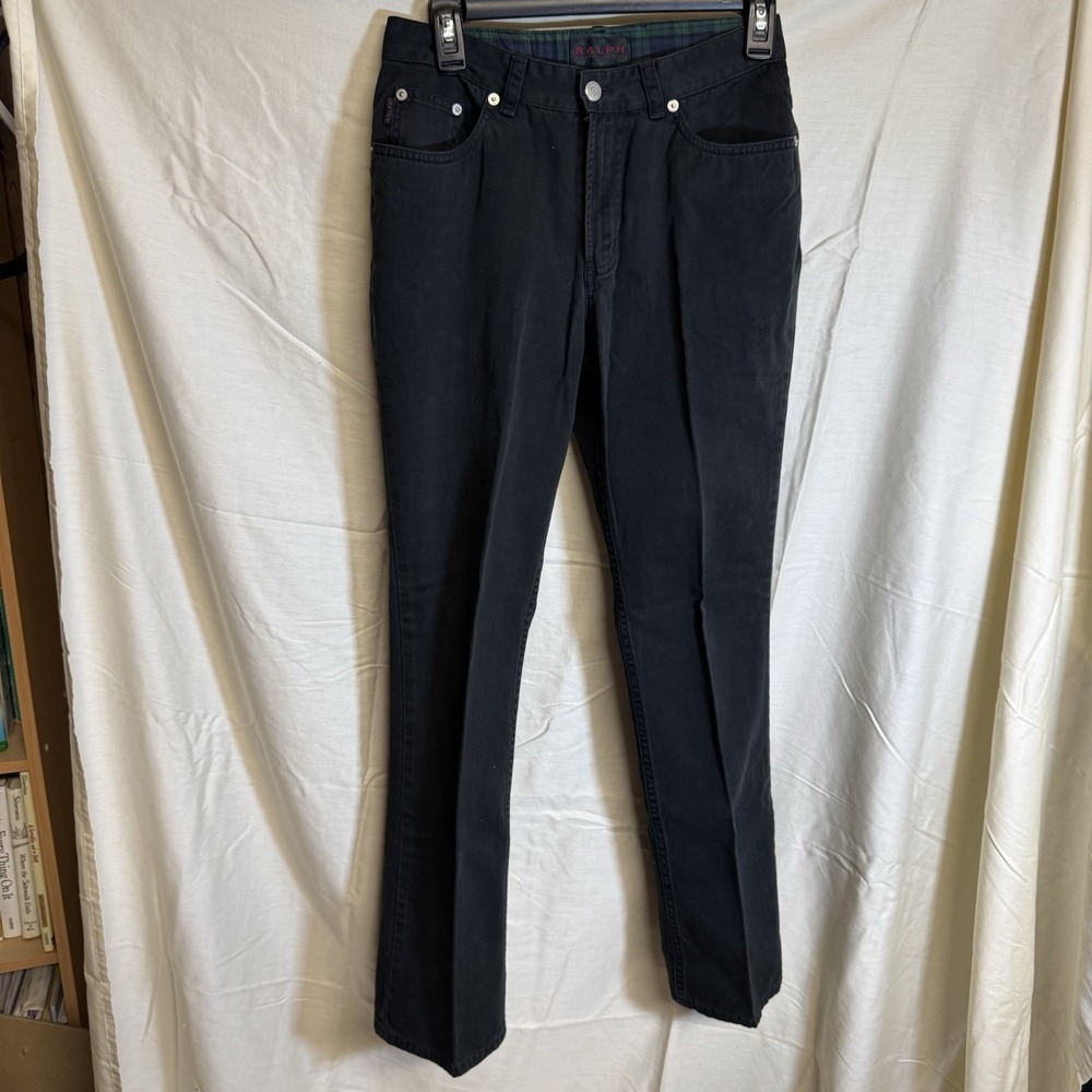 Vintage Ralph Lauren Women's Black Jeans Size 4 - Picture 1 of 6
